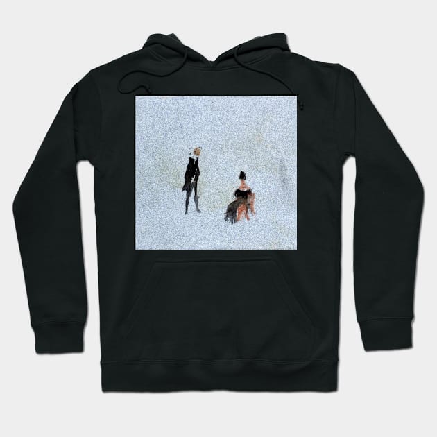 High Resolution William Turner Two Figures 1827 Hoodie by tiokvadrat